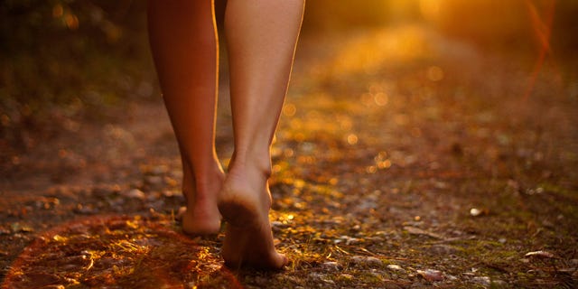 woman walking