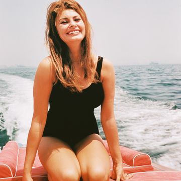 sofia loren wears a black swimsuit to illustrate a guide to the best swimsuits on amazon 2023