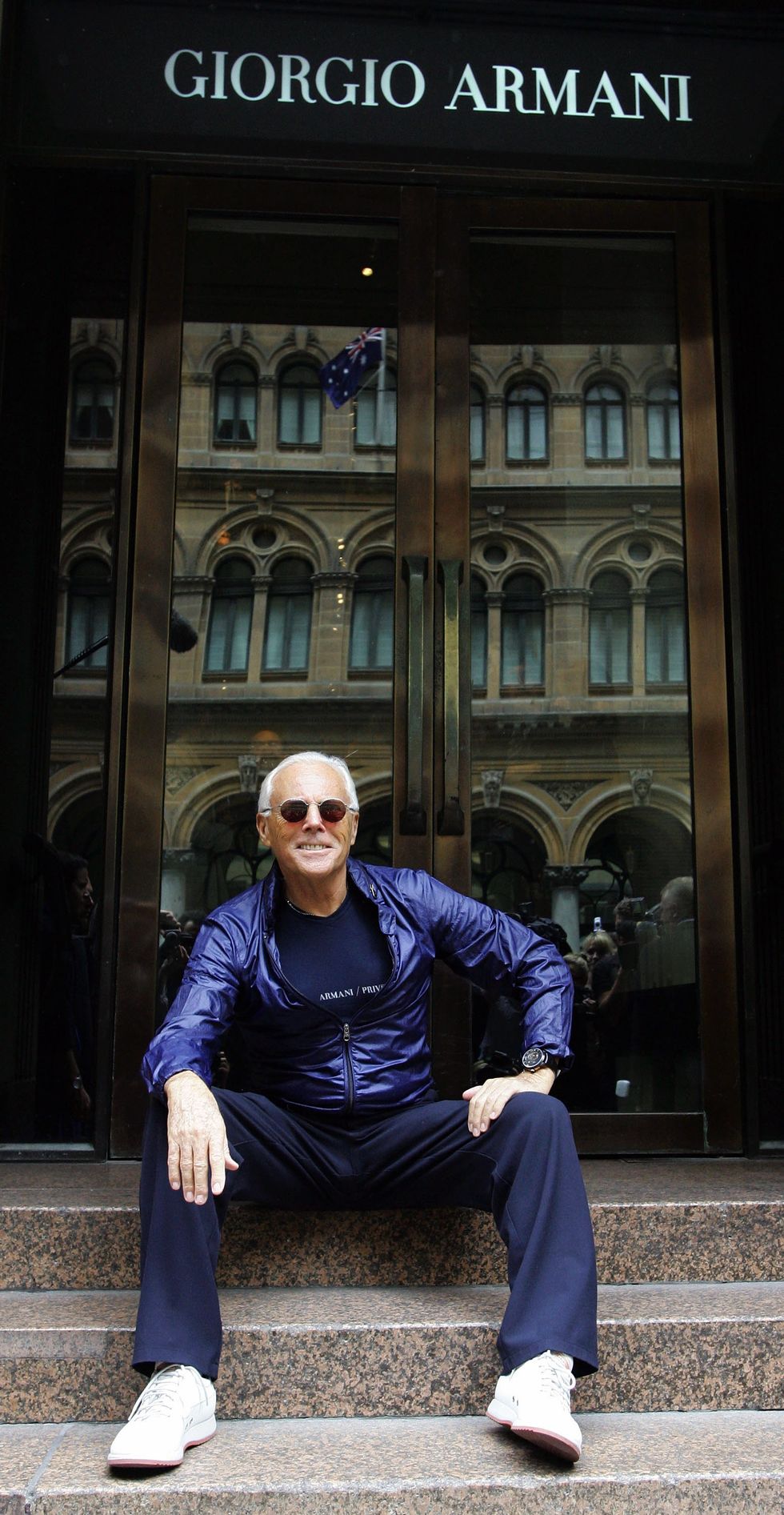Giorgio Armani Visits Flagship Sydney Store