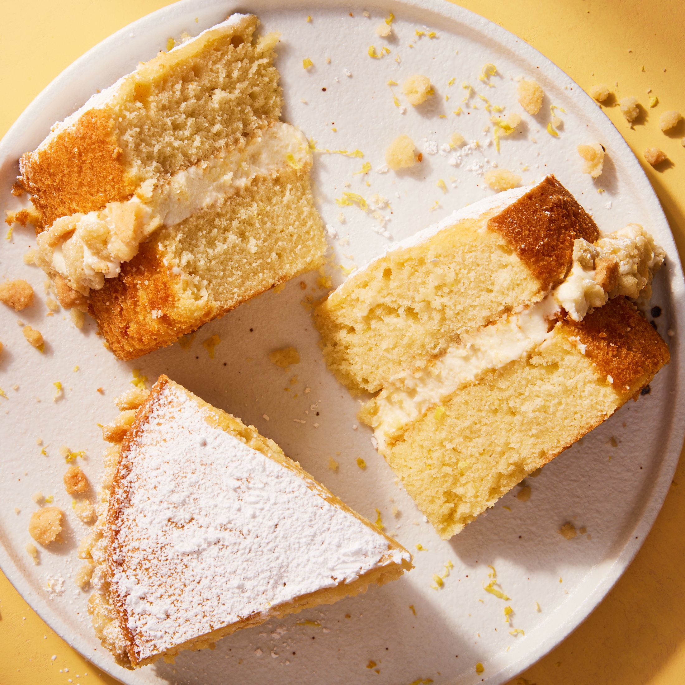 Clotted cream cake with citrus and rosemary drizzle recipe | delicious.  magazine