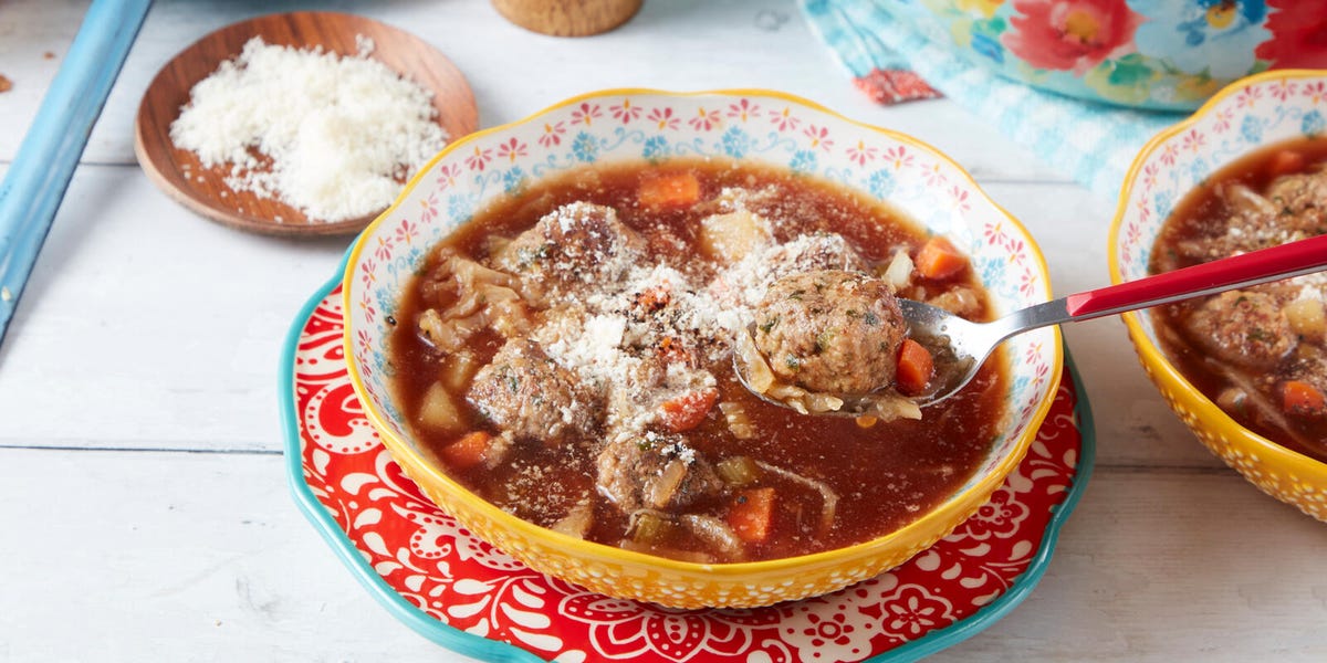 Italian Meatball Soup Recipe