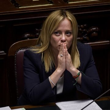 italian parliament vote of confidence for new government led by giorgia meloni