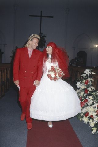 the wedding of loredana berté and bjorn borg