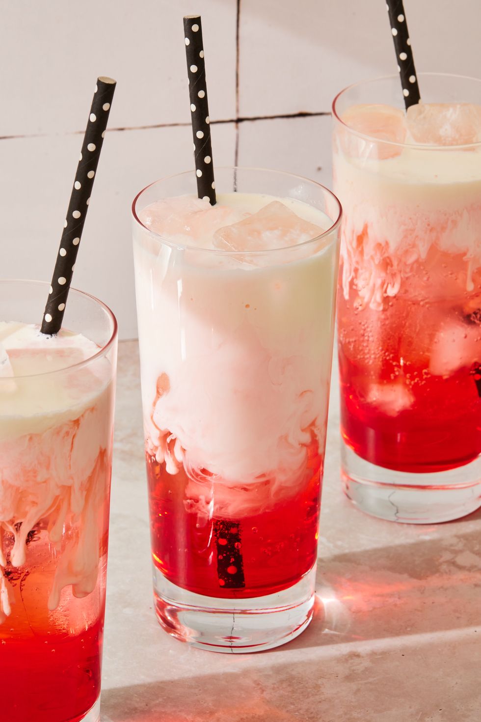 Add alcohol to these ice cube mixers for a delicious mixed drink