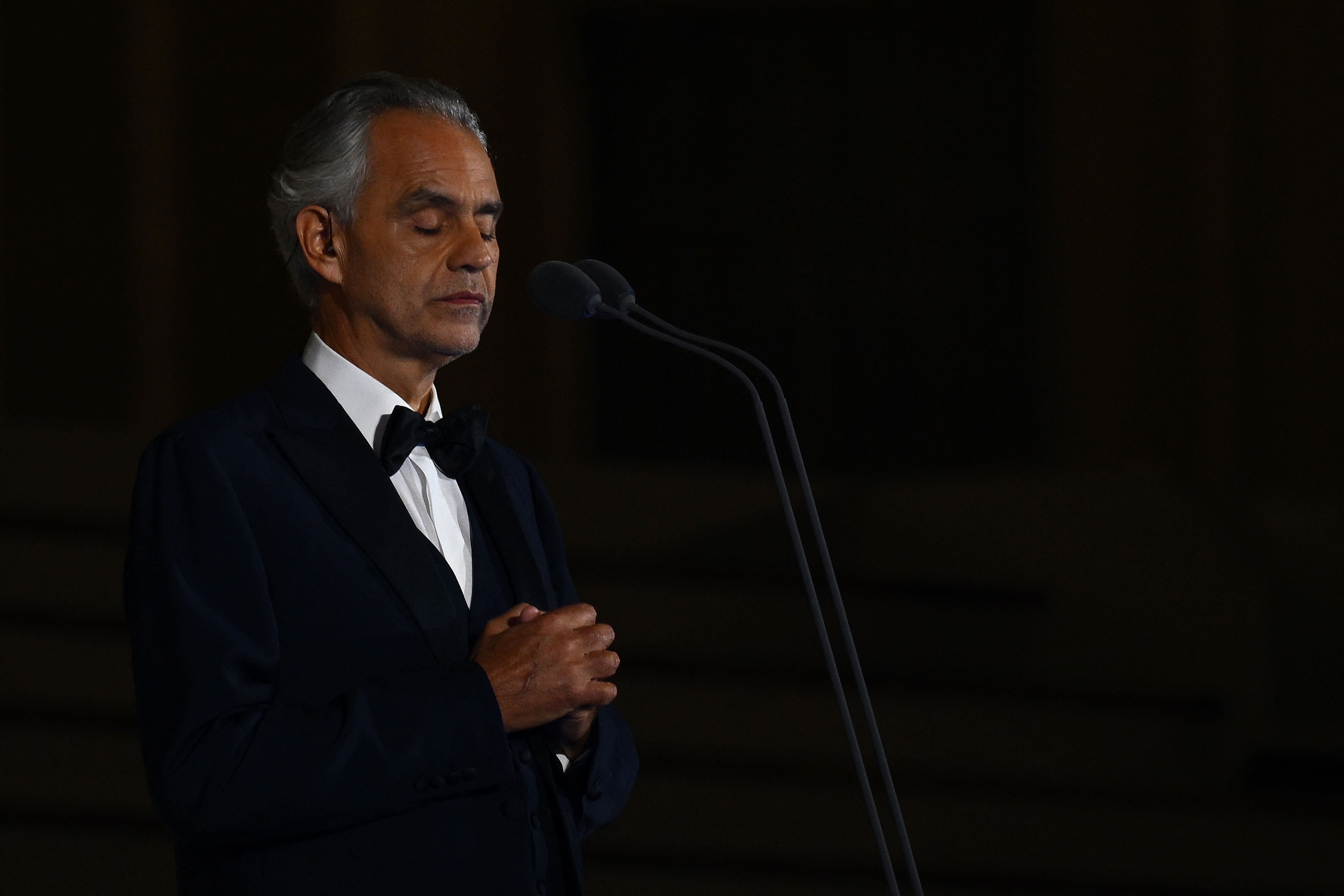 Andrea Bocelli on singing and his new daughter