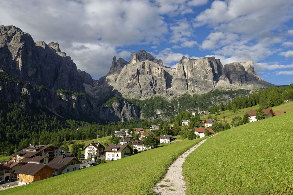 Italy, Alto Adige, Dolomites, Corvera and Gader Valley