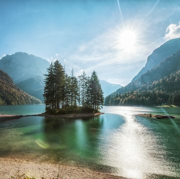 italy, friuli venezia giulia, lago del predil