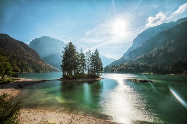 italy, friuli venezia giulia, lago del predil