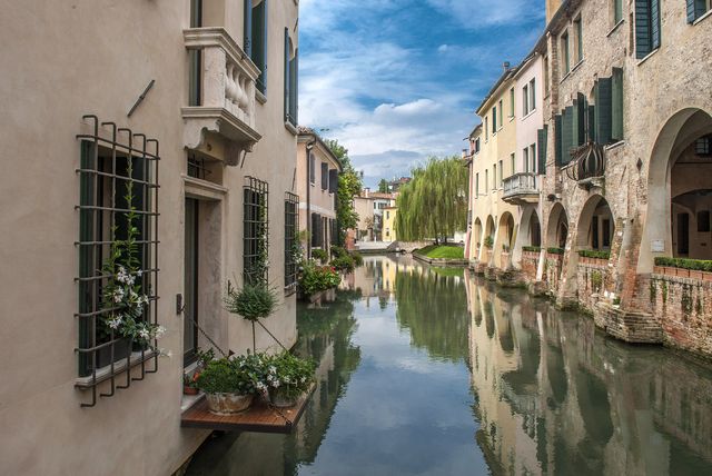 italy, veneto, treviso, canal