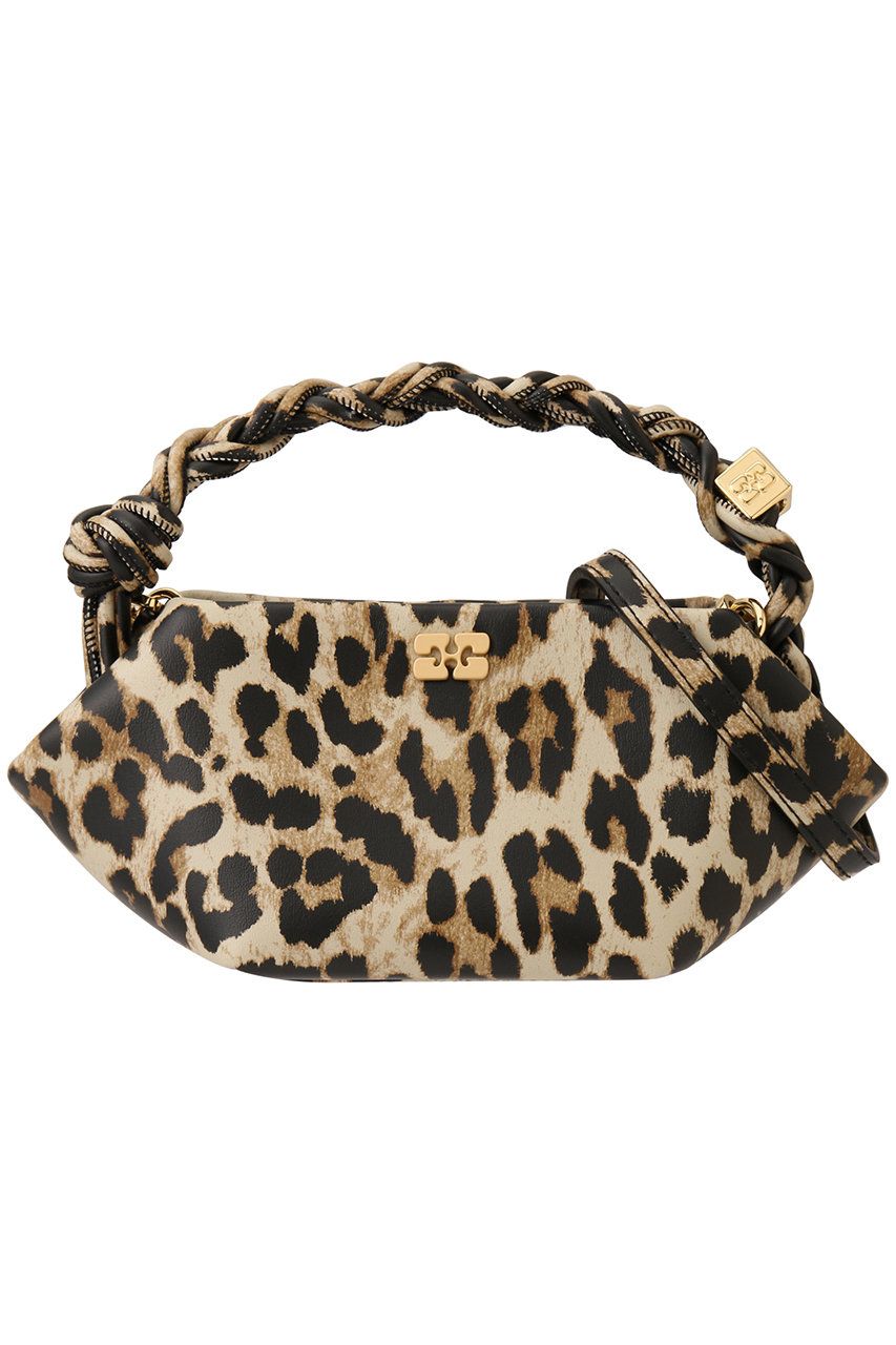 GANNI ●ELLE掲載● BOU クロコパテントミニボウバッグ GANNI(ガニー)｜Ganni Bou バッグ Mini/ブラック の通販