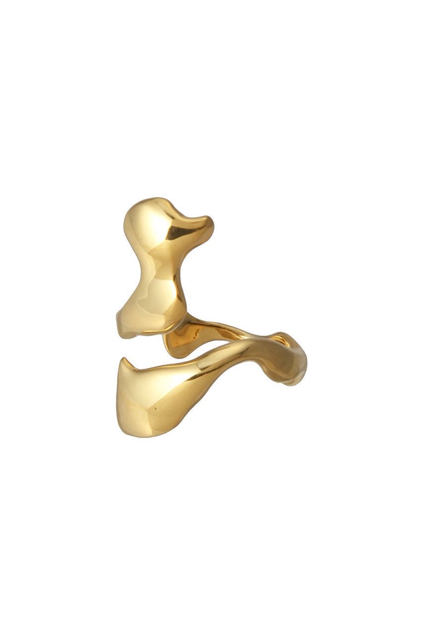 a gold dog head