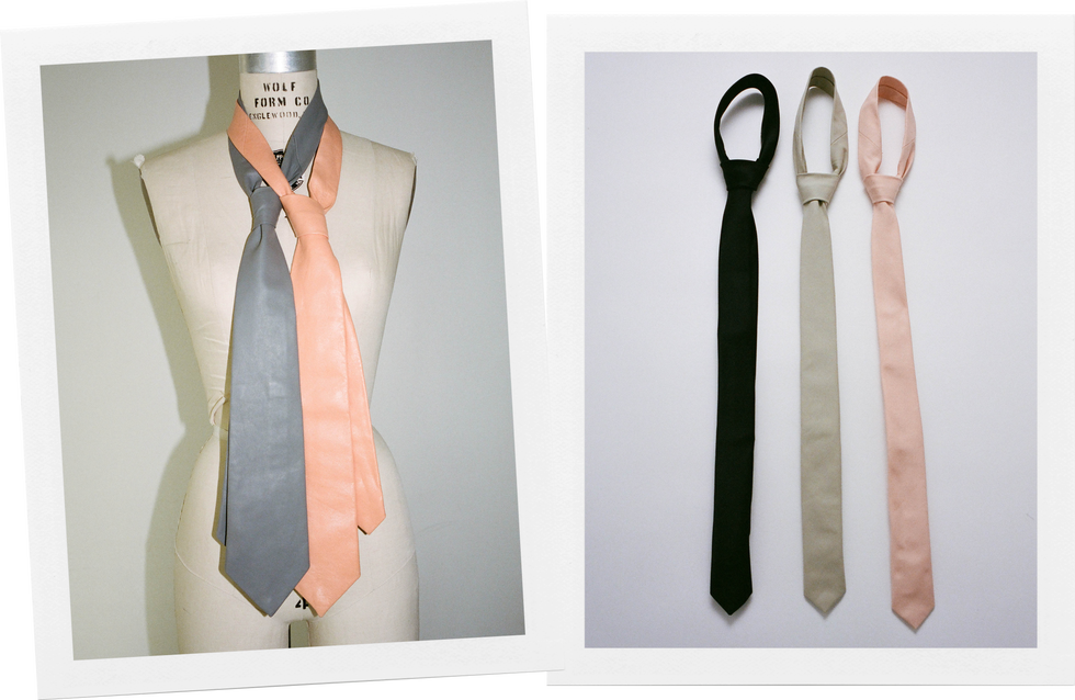 leather ties