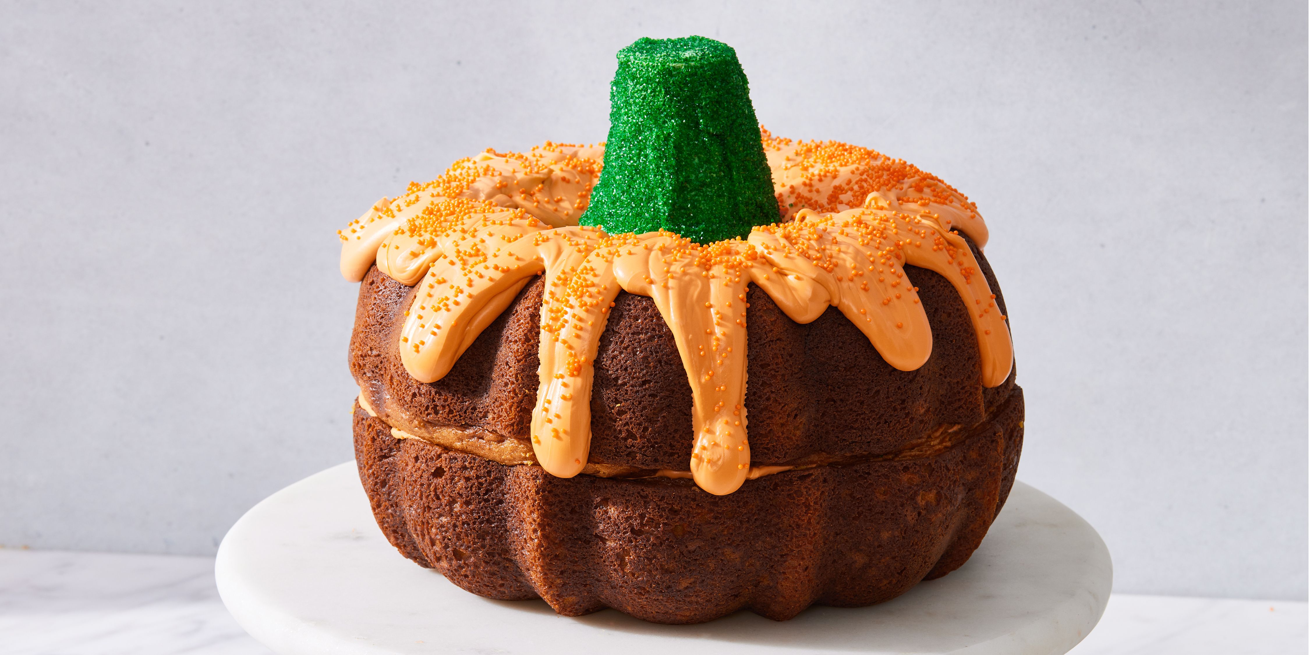 Spice up Halloween with this chocolate bundt cake with candy corn glaze -  Good Morning America