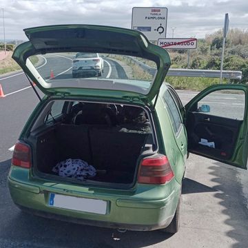 a car with its trunk open