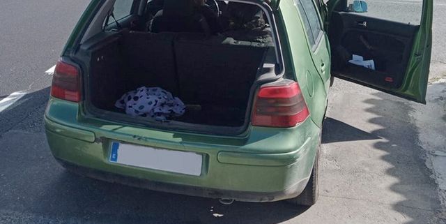 a car with its trunk open