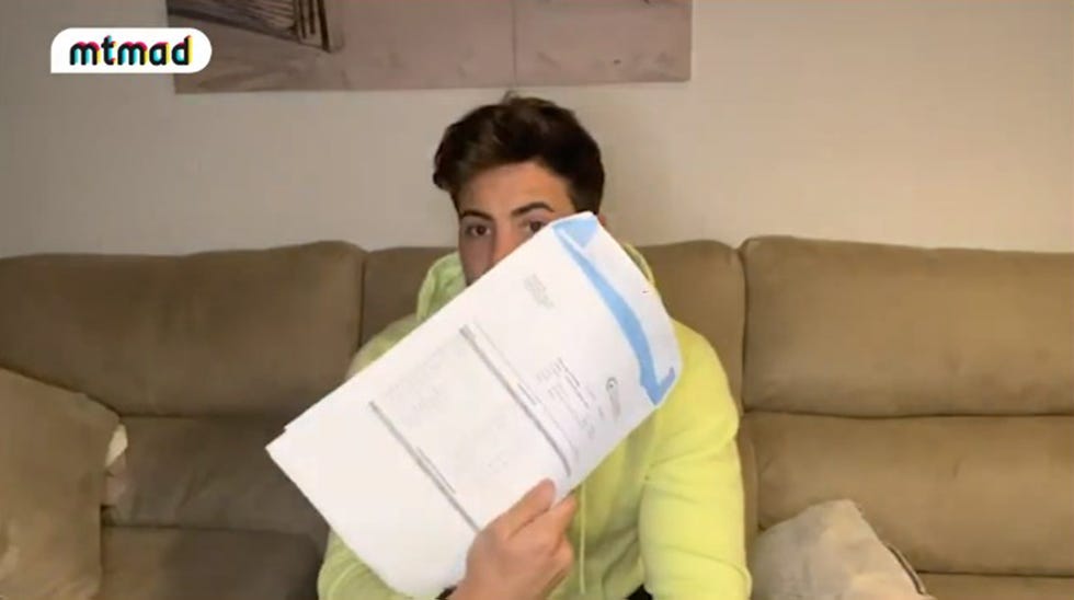 iván gonzález se somete a un examen de su semen para saber si es fértil y puede tener hijos