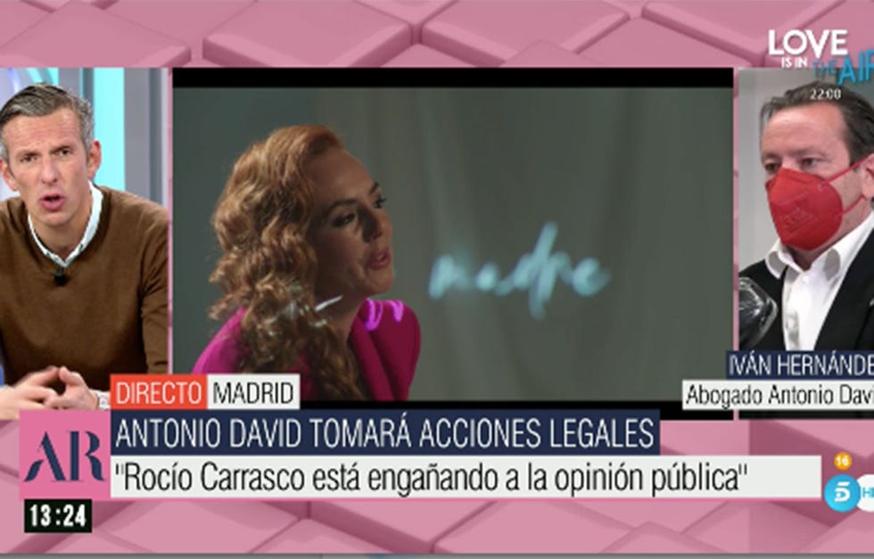 iván hernández, abogado de antonio david flores, avisa de acciones legales por la docu serie de rocío carrasco