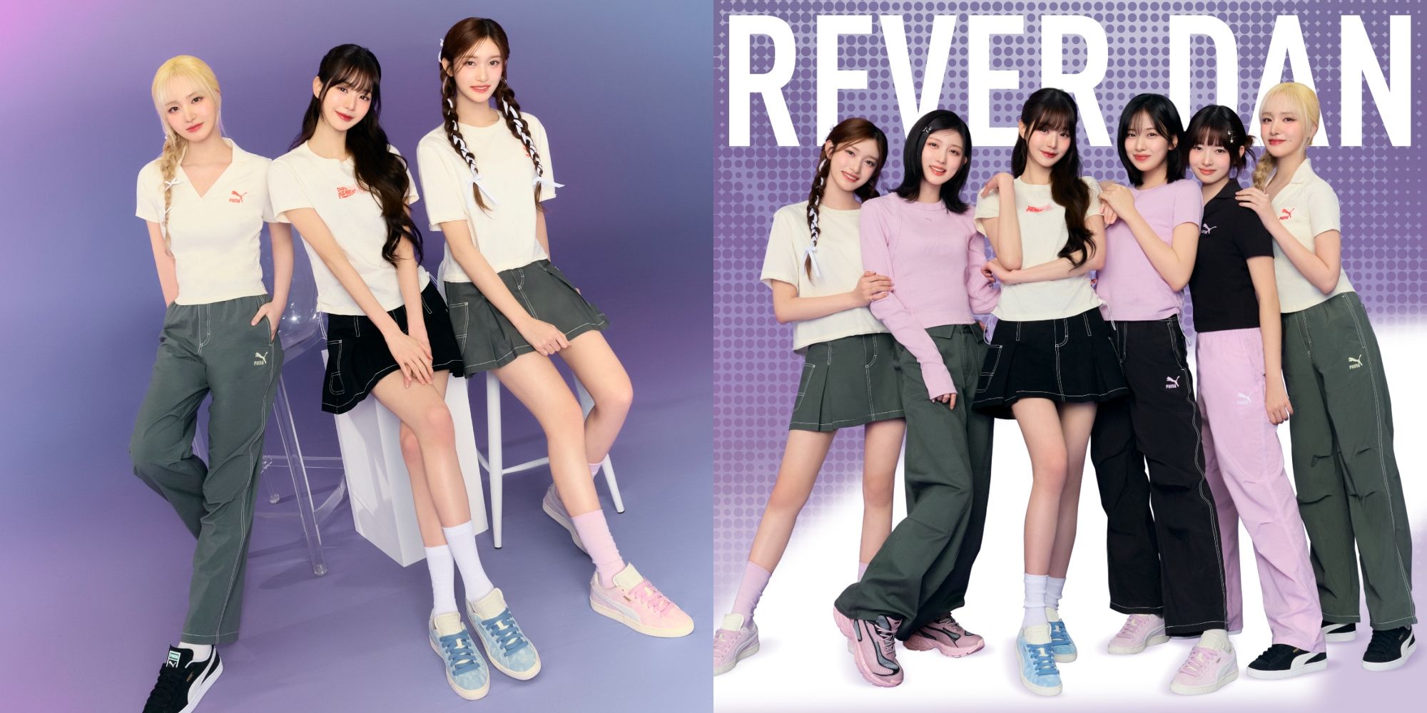 K-POP・アジア IVE X PUMA IVE Puma shoe collab stuns in playful pastels | ONE Esports