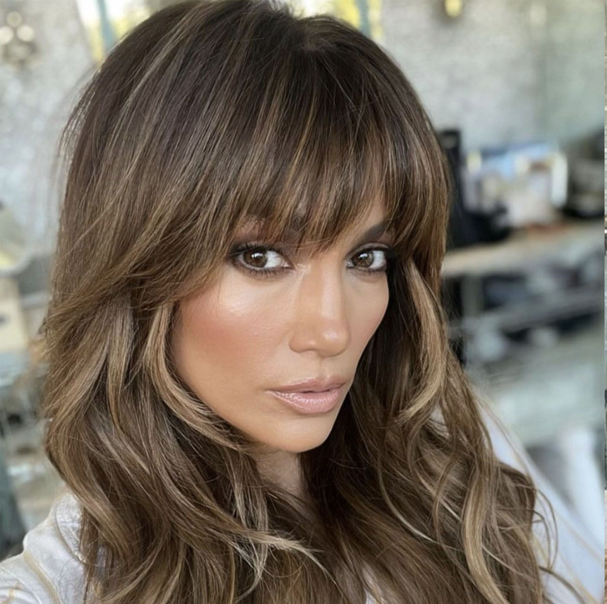 Jennifer Lopez Debuts New Bangs in Summer Hair Transformation