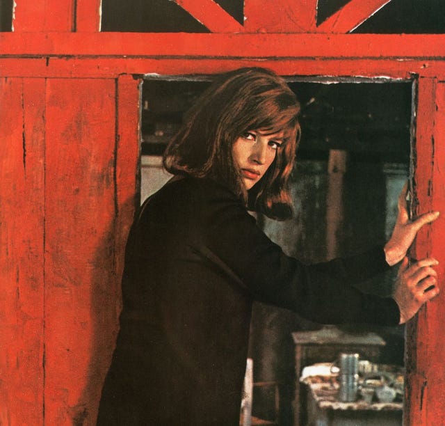 Actor Monica Vitti in a Michelangelo Antonioni film