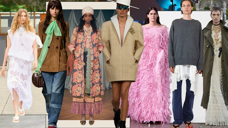 resort fashion collage