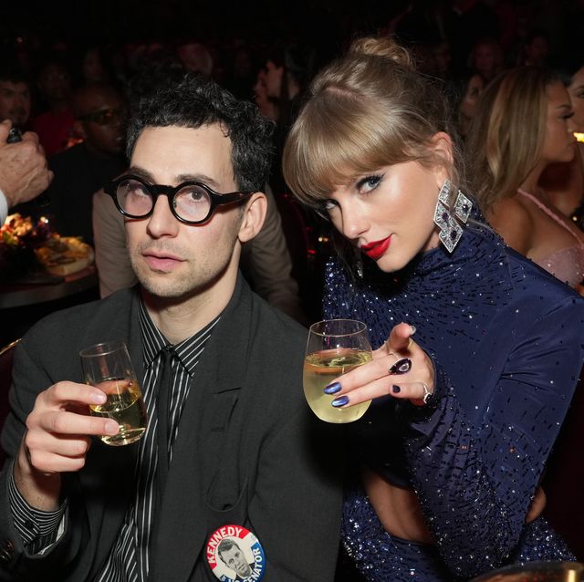taylor swift and jack antonoff at the 65th grammy awards