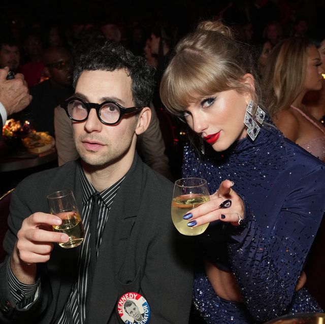 taylor swift and jack antonoff at the 65th grammy awards