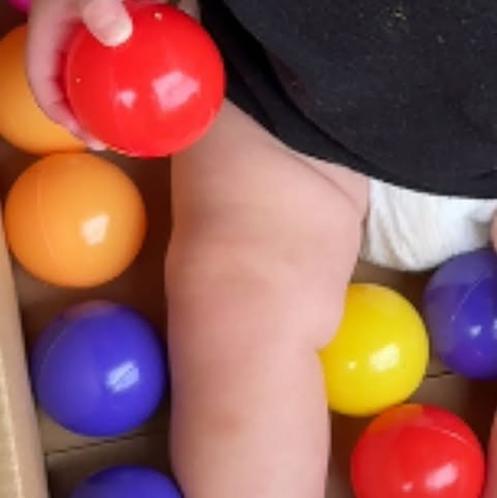 justin bieber's baby jack in a ball pit