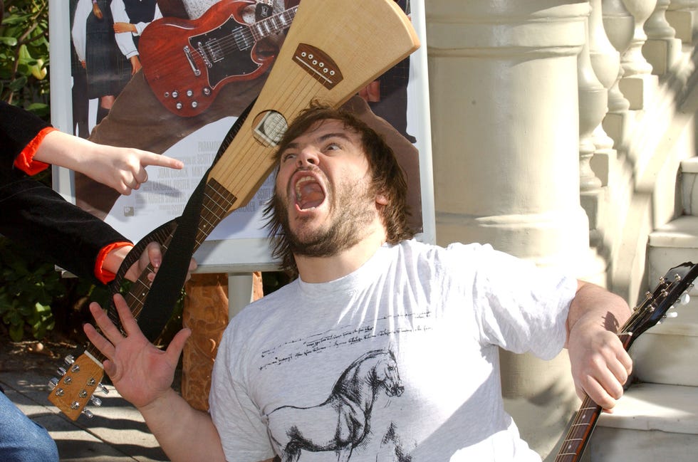 school of rock photocall in madrid