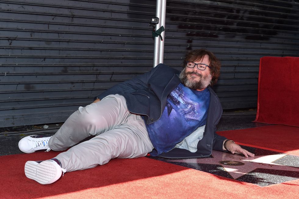 Jack Black Honored With Star On The Hollywood Walk Of Fame