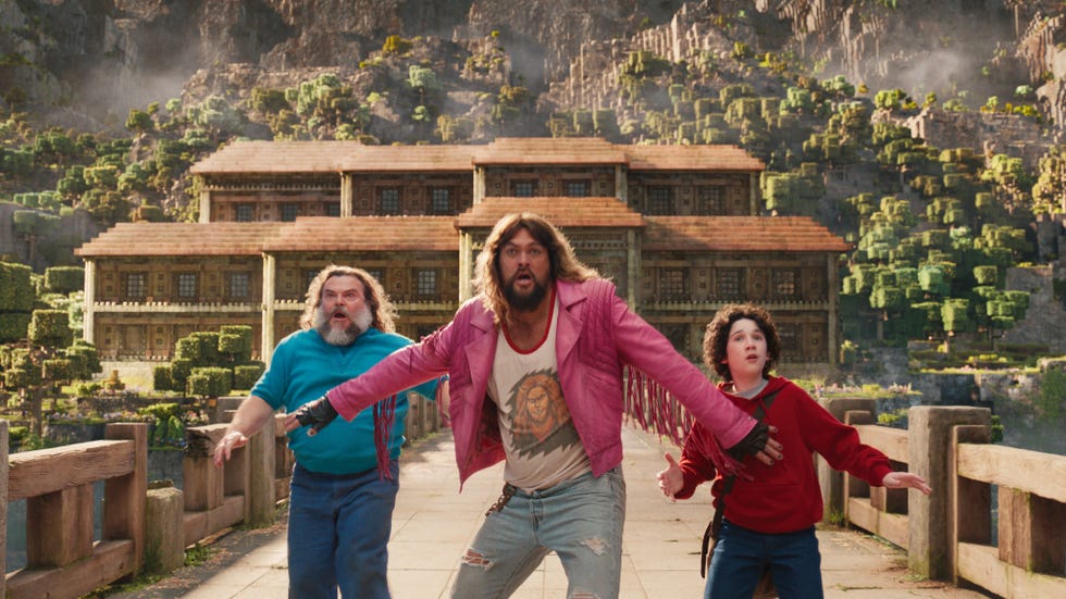 jack black, jason momoa, sebastian hansen, a minecraft movie