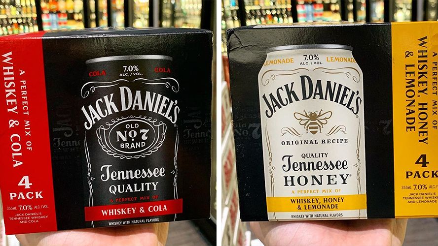 Jack Daniel's Honey and Lemonade Tennessee Whiskey Cocktail