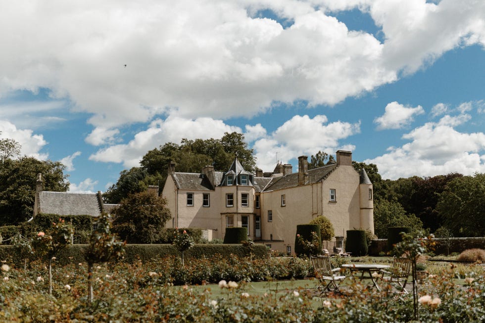 Myres Castle has just been named the UK's best historic wedding venue