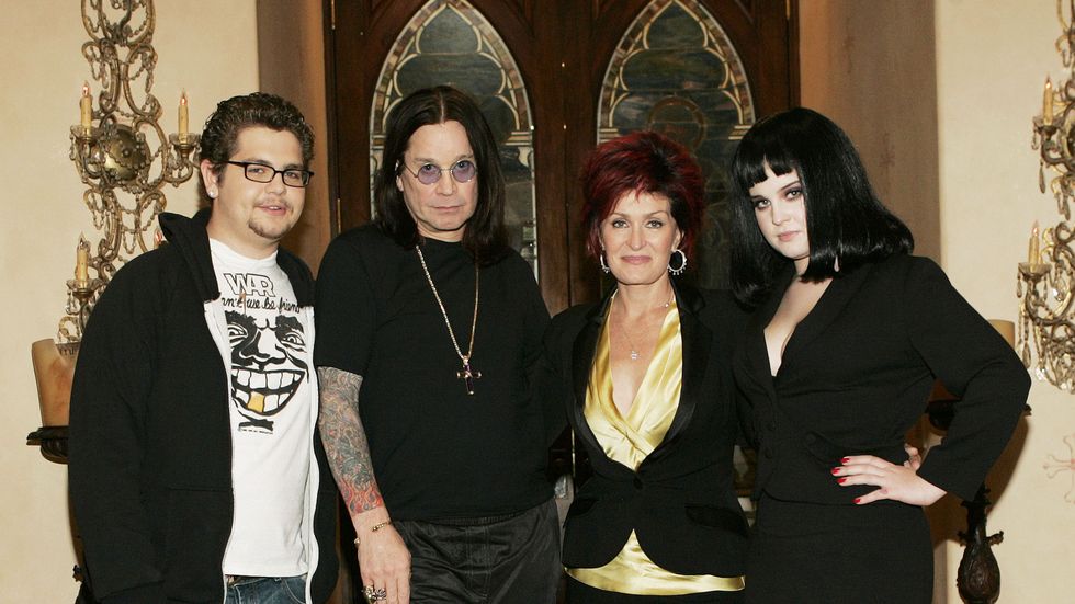 Jack Osbourne, Ozzy Osbourne, Sharon Osbourne, and Kelly Osbourne