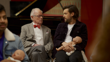 jack whitehall fatherhood with my father l to r michael whitehall, jack whitehall in fatherhood with my father cr courtesy of netflix copy 2024