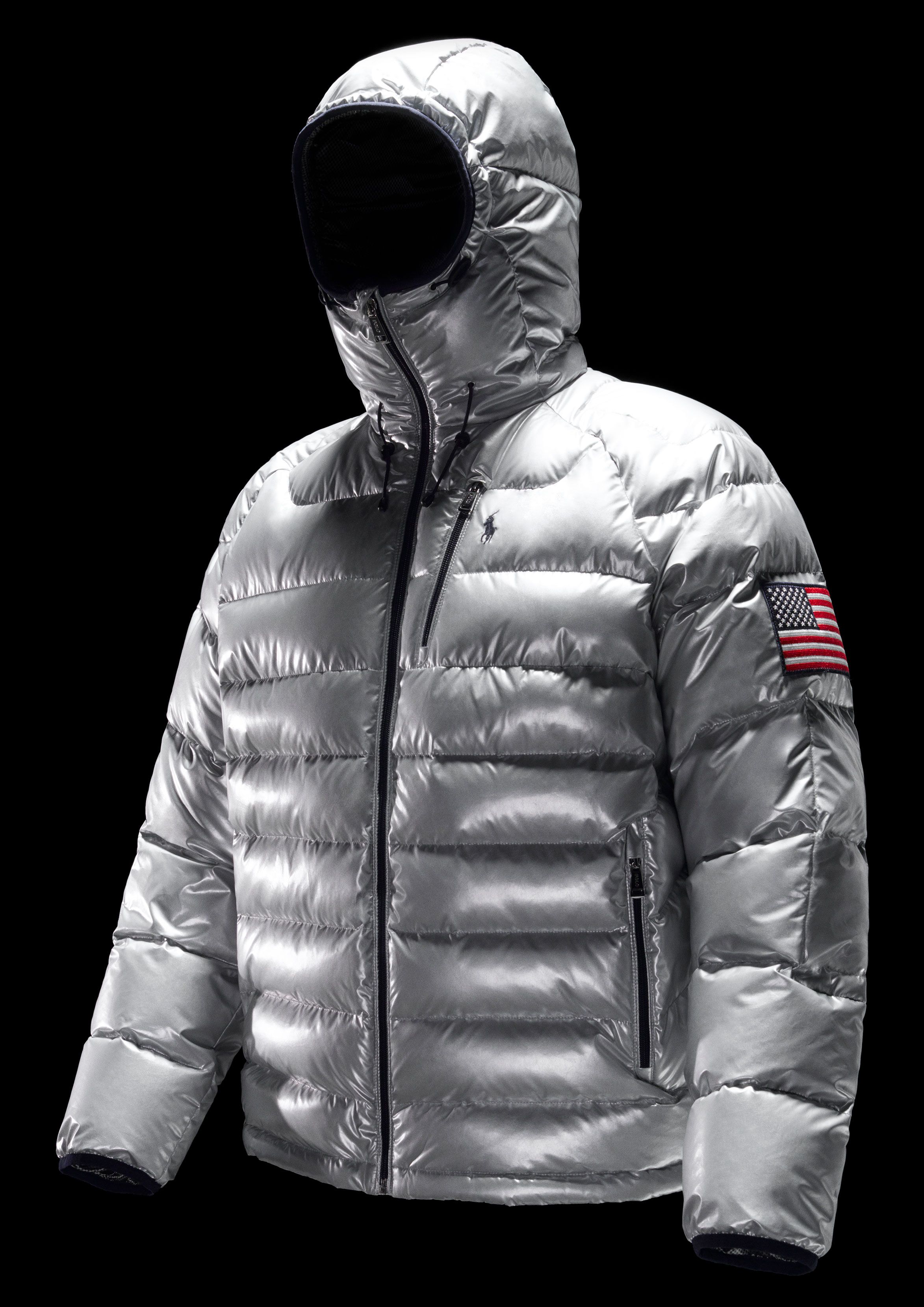 Glacier heated store down jacket