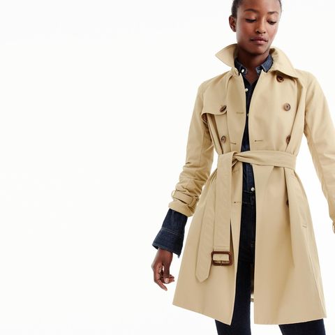 Trench coat, Clothing, Coat, Overcoat, Outerwear, Beige, Duster, Sleeve, Jacket, Collar, 