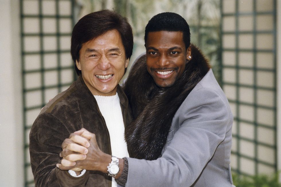 portrait de jackie chan et chris tucker en 1998