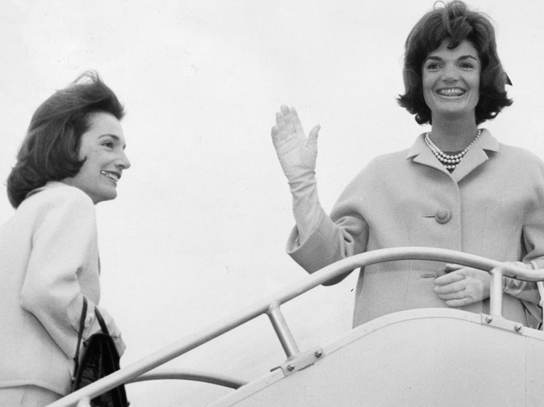 acqueline Kennedy Onassis and her sister Lee Radziwill