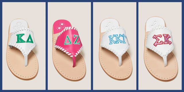 Jack Rogers Now Creates Sorority Sandals With Greek Letters