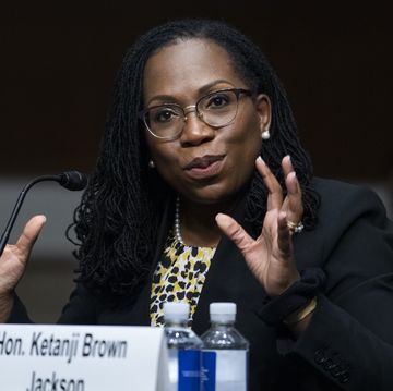 united states   april 28 ketanji brown jackson, nominee to be us circuit judge for the district of columbia circuit, testifies during her senate judiciary committee confirmation hearing in dirksen senate office building in washington, dc, on wednesday, april 28, 2021 candace jackson akiwumi, nominee to be us circuit judge for the seventh circuit, also testified photo by tom williamscq roll callpool