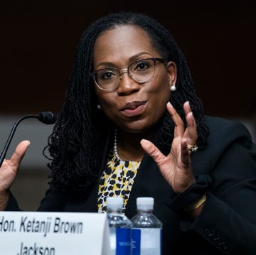 united states   april 28 ketanji brown jackson, nominee to be us circuit judge for the district of columbia circuit, testifies during her senate judiciary committee confirmation hearing in dirksen senate office building in washington, dc, on wednesday, april 28, 2021 candace jackson akiwumi, nominee to be us circuit judge for the seventh circuit, also testified photo by tom williamscq roll callpool