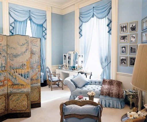 first lady jacqueline kennedy’s dressing room at the white house, designed by stéphane boudin