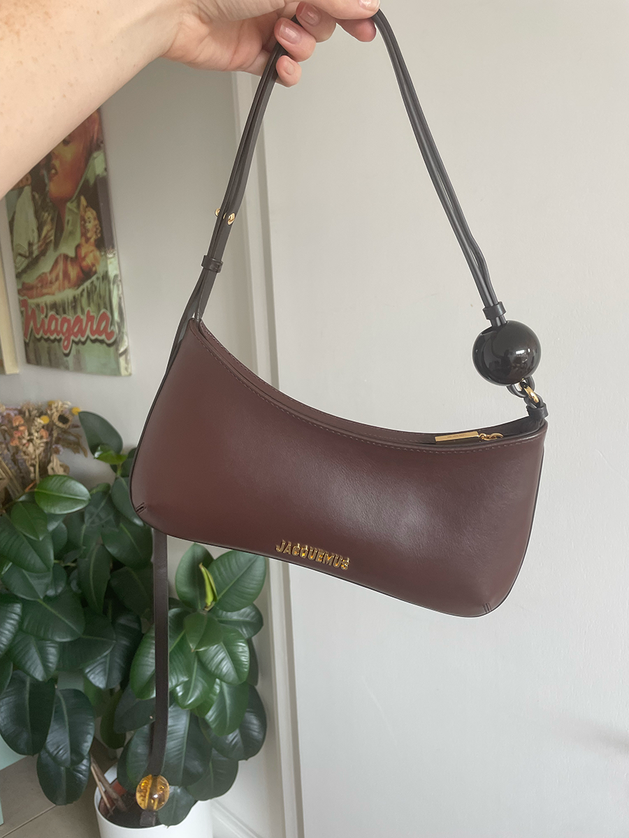 brown jacquemus handbag