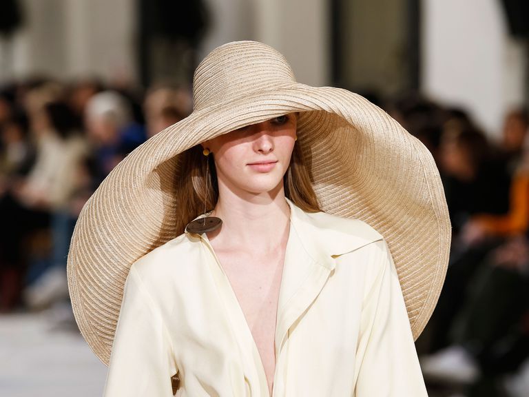 How the oversized straw hat became this summer's key accessory