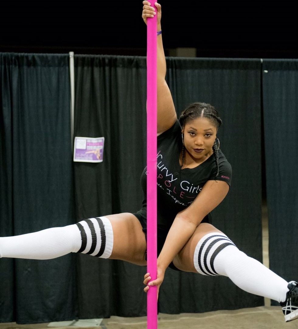 This Is What It's Like To Pole Dance For Fitness When You're Plus