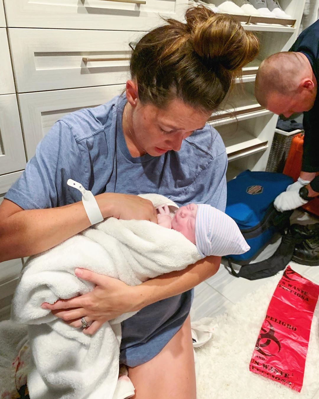 Jade Roper Tolbert 'Held The Baby In' For Paramedics In Closet Birth