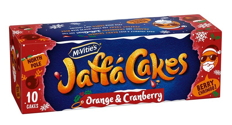 mcvitie's christmas jaffa cakes