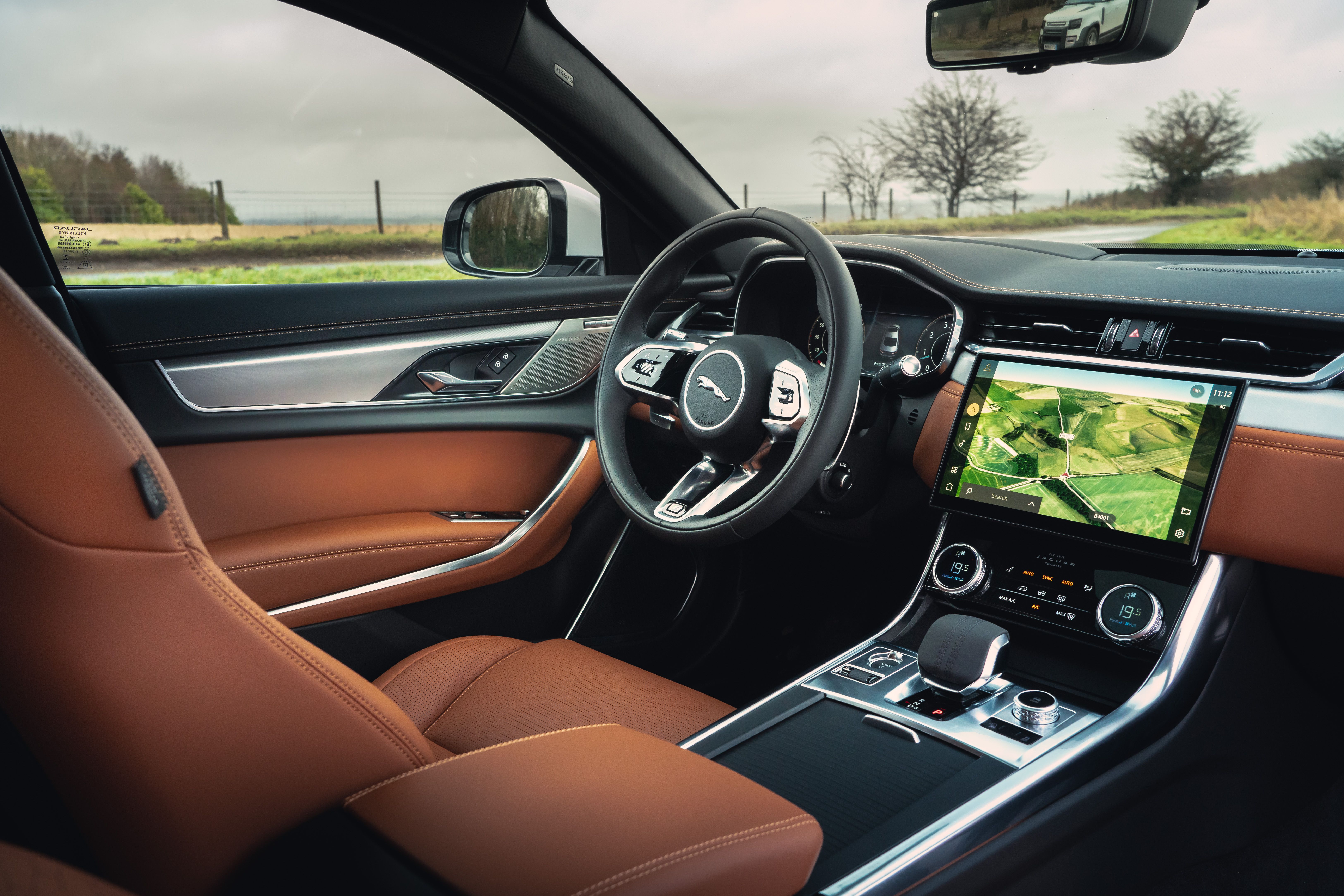 jaguar xf 2022 interior back seat
