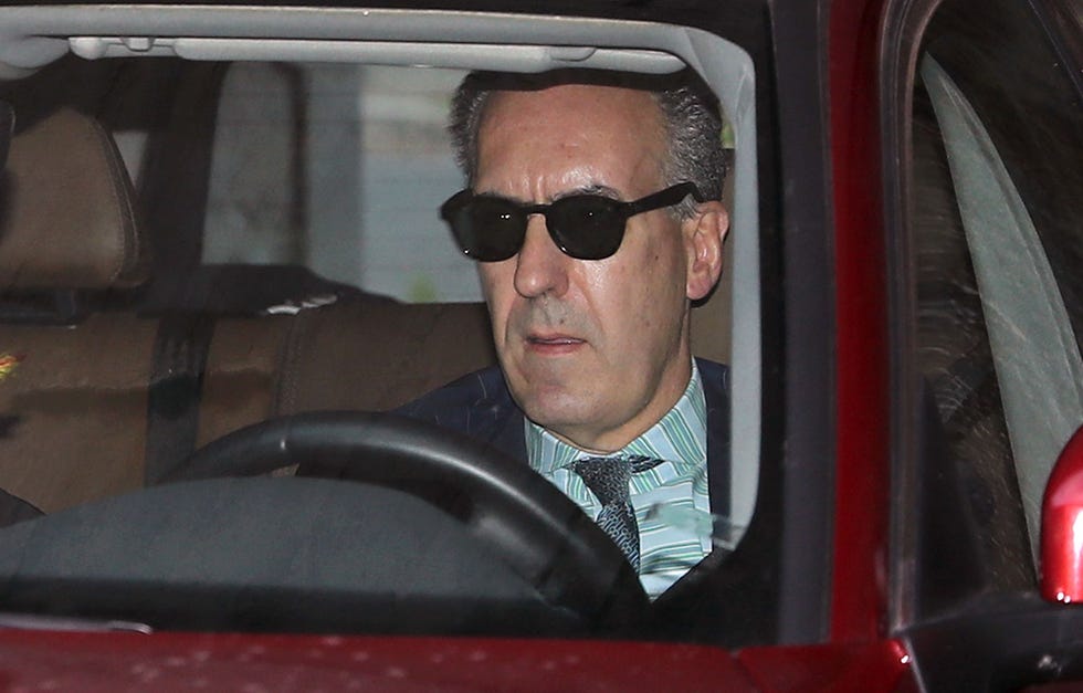 Jaime de Marichalar llegando a la fiesta de la puesta de largo de su hija
